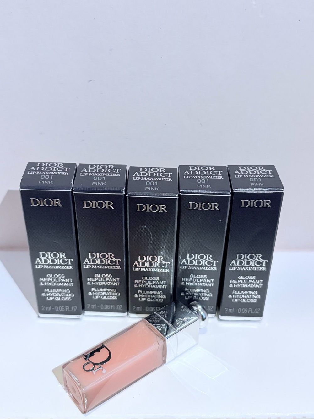 Dior Addict Lip Maximizer — 001 Pink x5 mini travel size